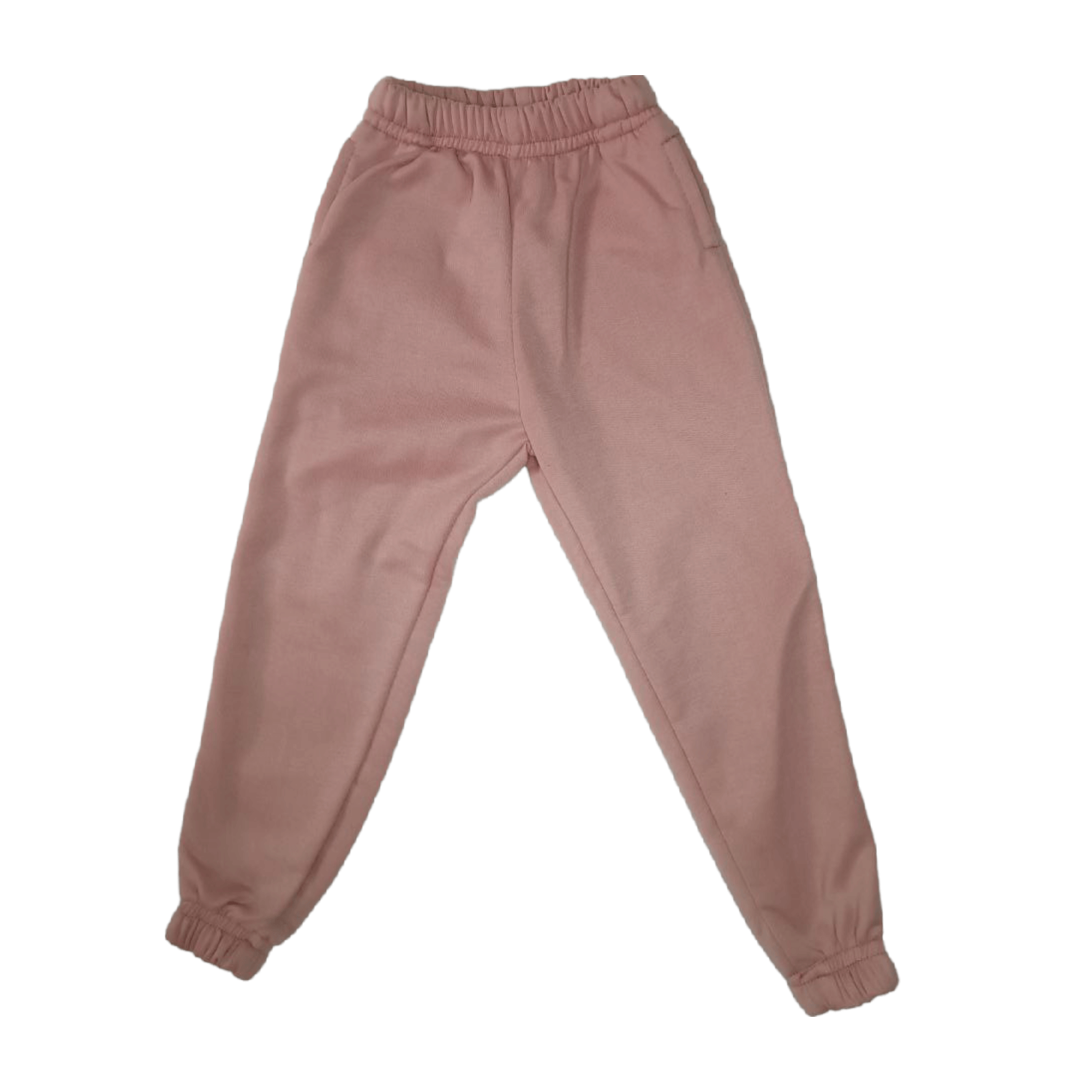 Jogger sencillo color rosado 1